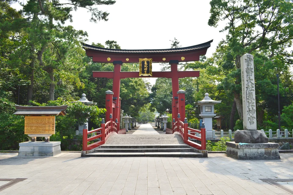 氣比神宮の大鳥居、2019年